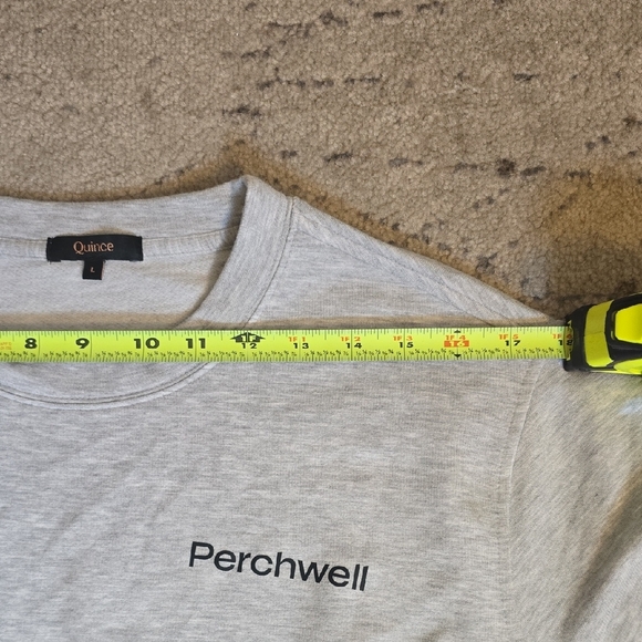 Quince Unisex Supersoft Fleece Crew/heather Light Grey, Size L, NWOT - Picture 6 of 12